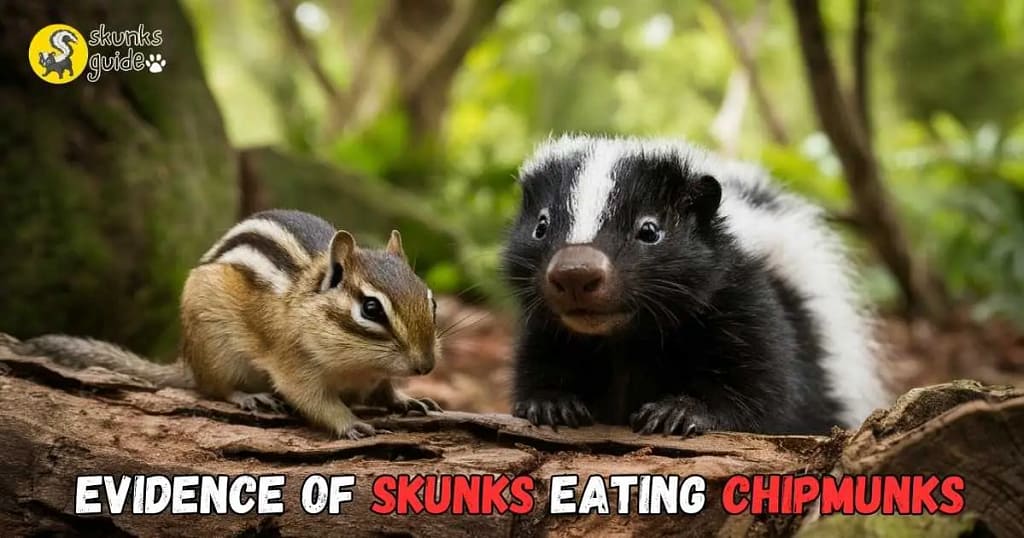 Evidence Of Skunks Eating Chipmunks