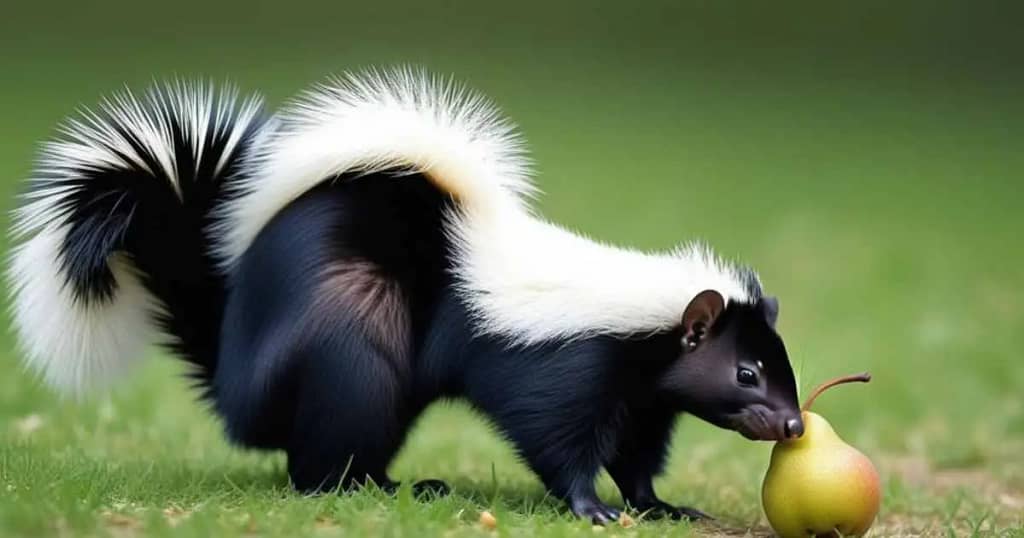 Skunks like Pears