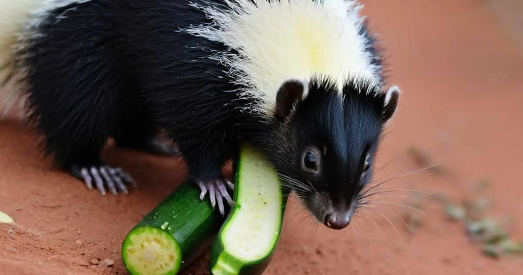 skunks love Zucchini