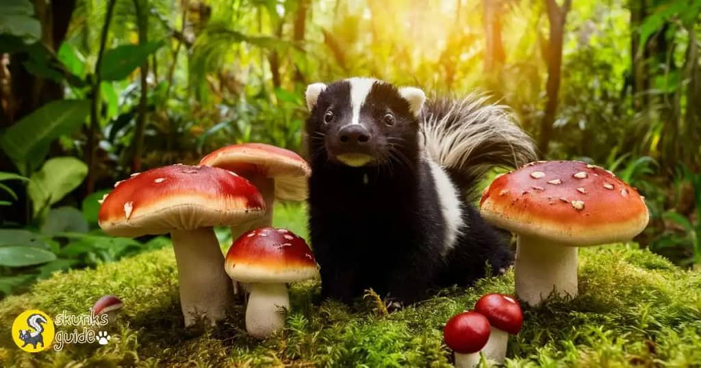 Skunks' Preference For Mushrooms