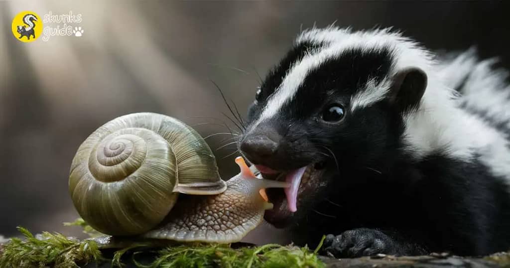 skunk Benefits Of Eating Snails