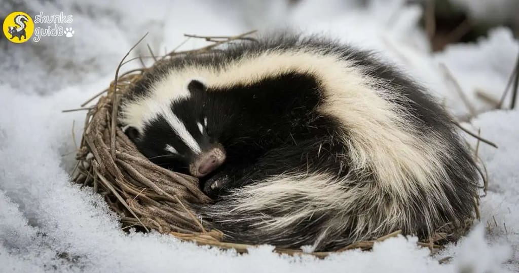 Skunks Sleep All Winter