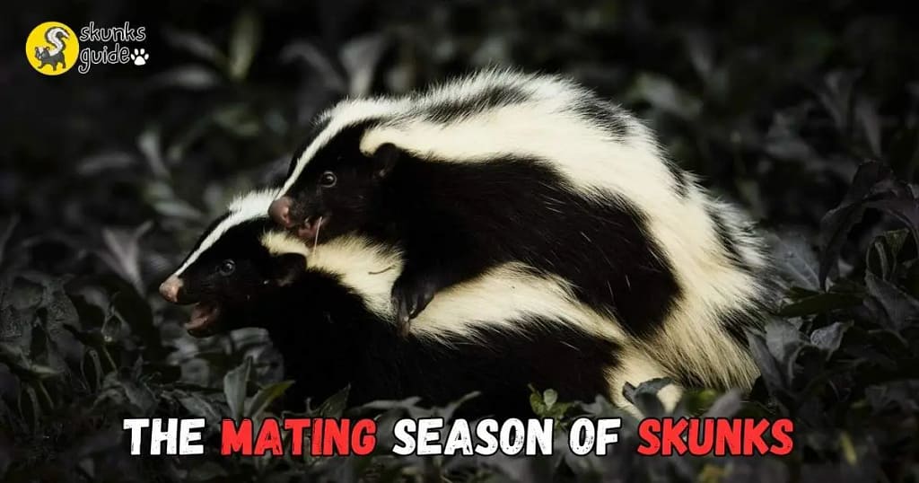 The Mating Season Of Skunks