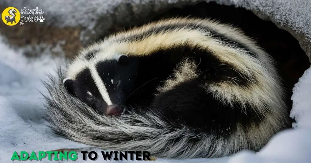 skunk Adapting To Winter