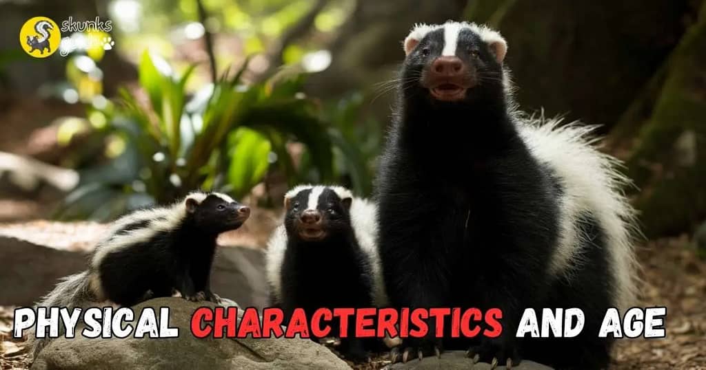 skunk Physical Characteristics And Age