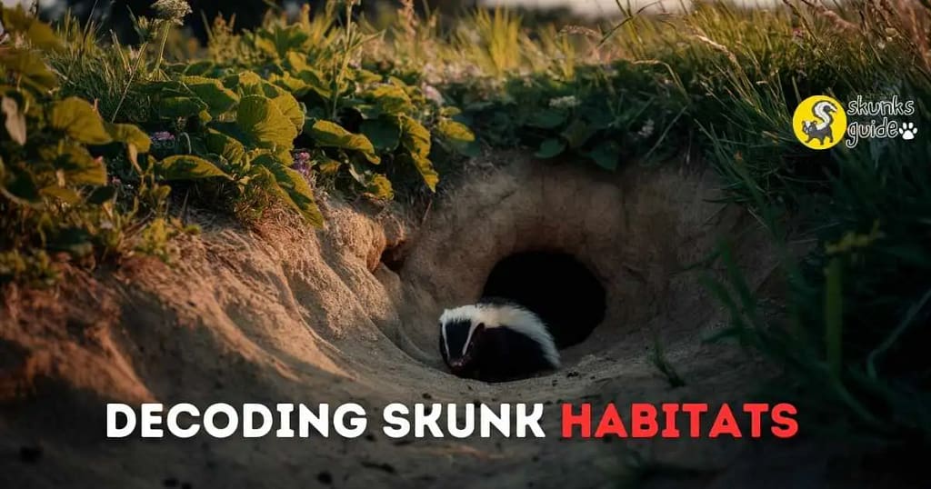 Decoding Skunk Habitats in Summer