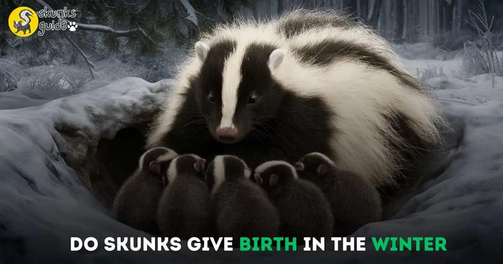 Do Skunks Give Birth in the Winter