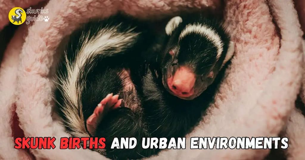 Skunk Births And Urban Environments