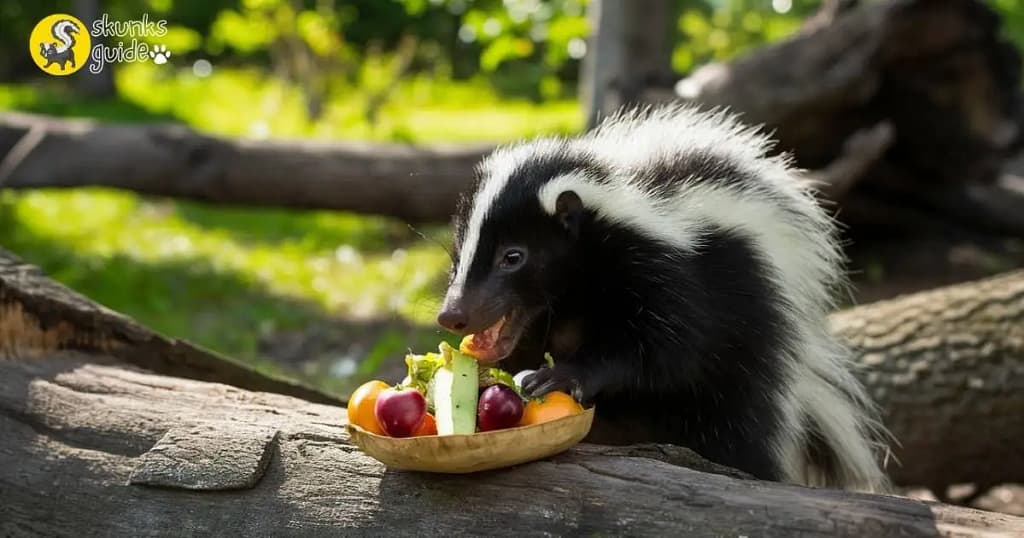 Skunks In The Wild IN Summer