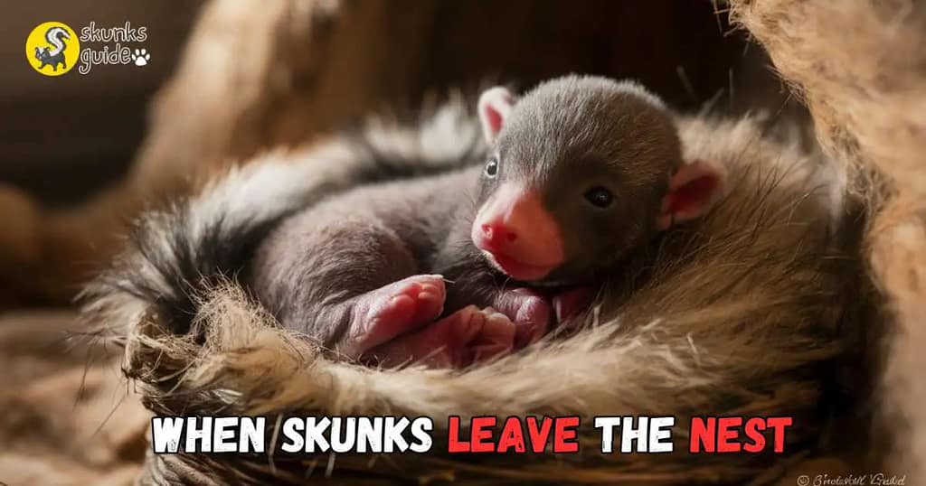 When Skunks Leave The Nest