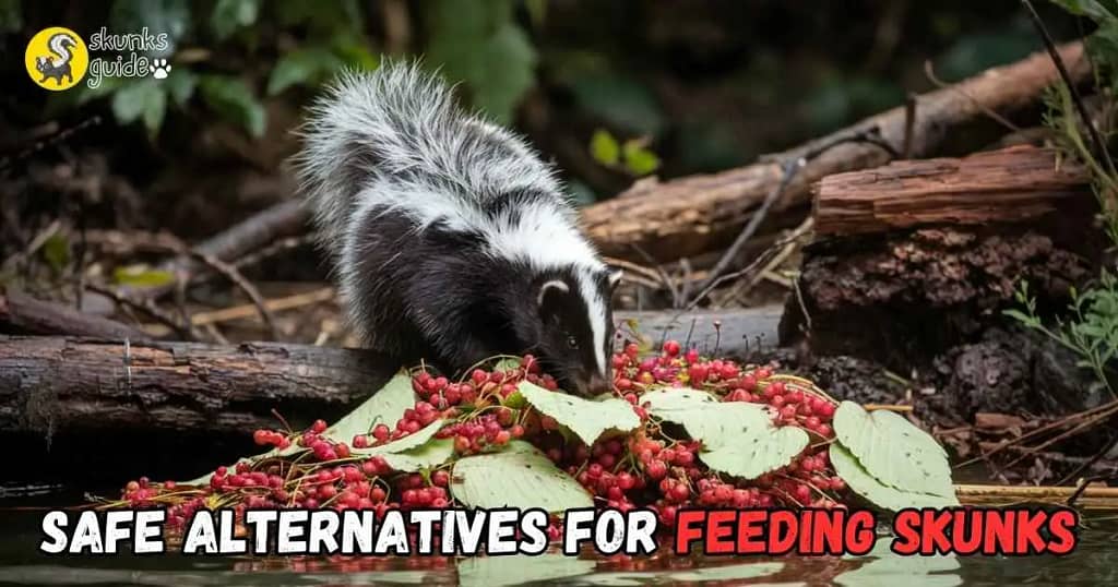 Safe Alternatives for Feeding Skunks