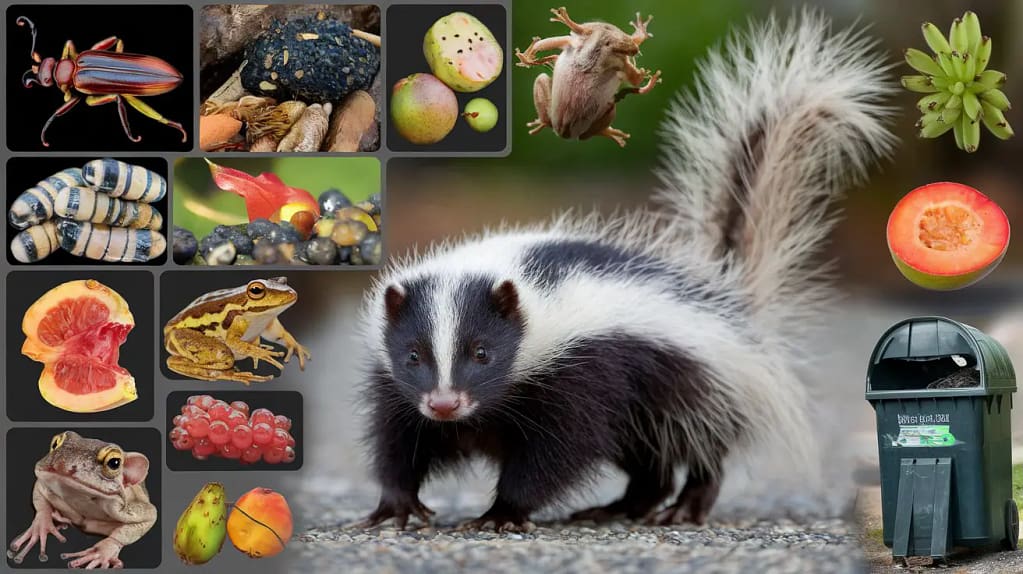 What Do Skunks Typically Eat