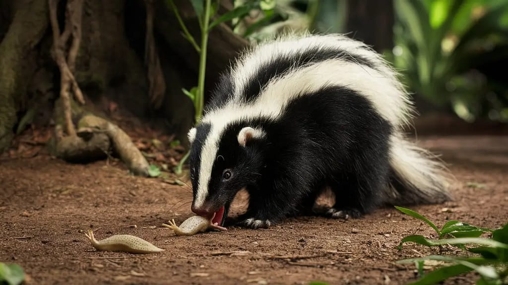 A Skunk’s Delicacy