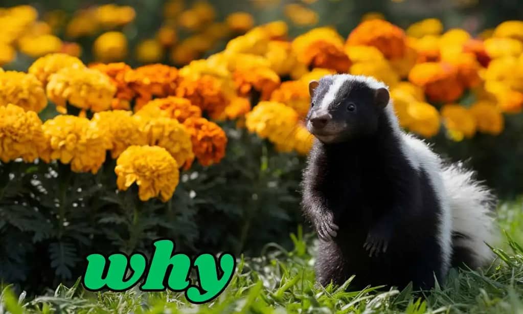 Why Skunks May Not Like Marigolds