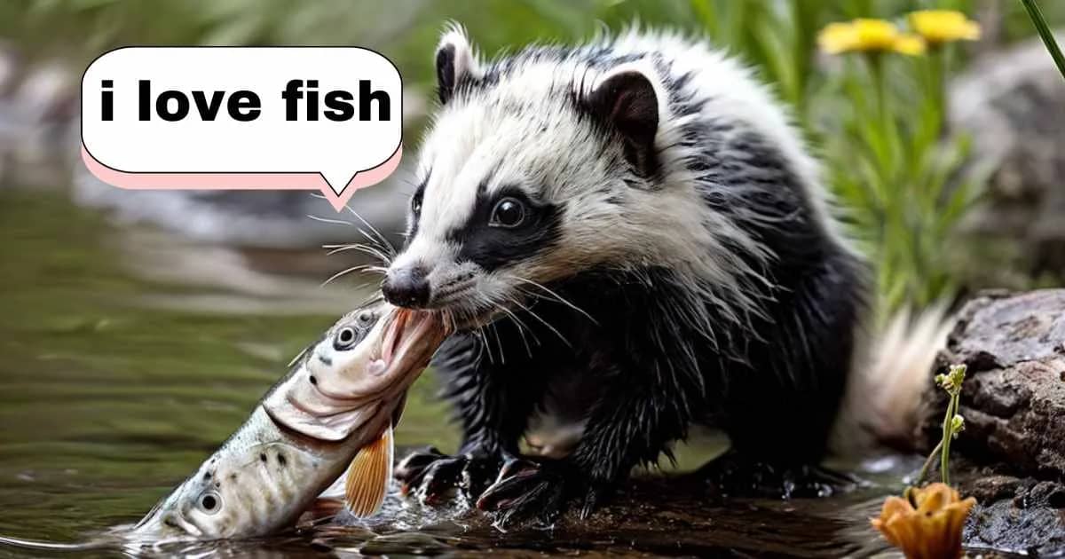 Do Skunks Eat Fish