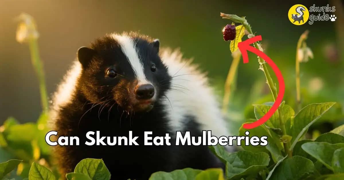 Can Skunk Eat Mulberries