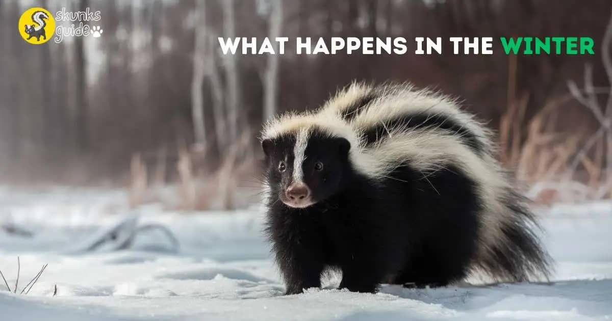 What Happens to Skunks in the Winter