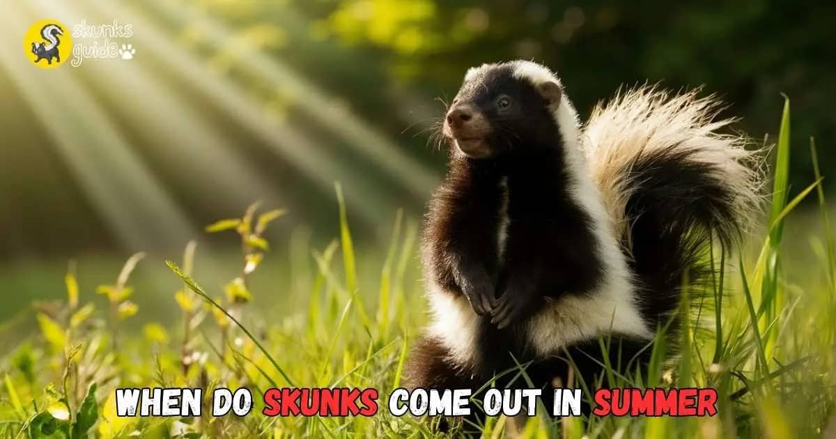 When Do Skunks Come Out in Summer