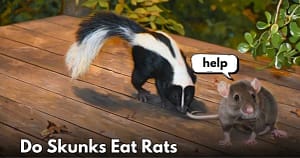 Do Skunks Eat Rat