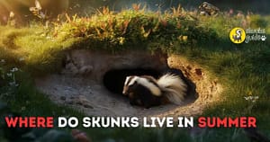 Where Do Skunks Live in Summer