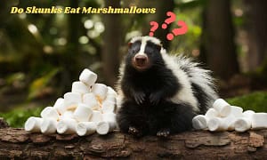 Skunks Eat Marshmallows