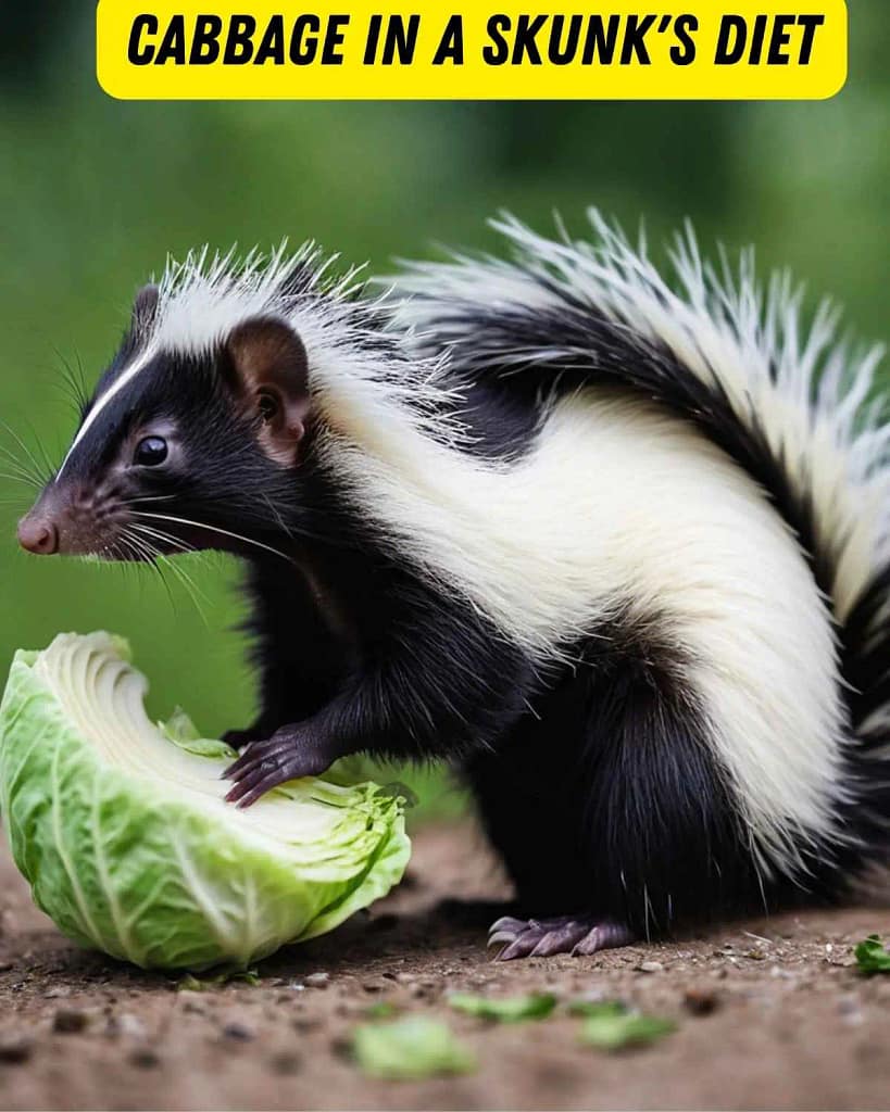 Cabbage As Part Of A Skunk's Diet