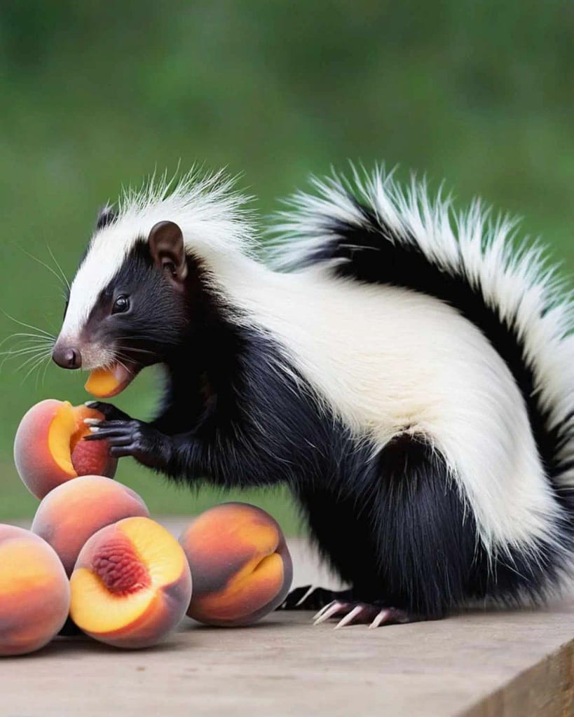 Fruit In A Skunk's Diet