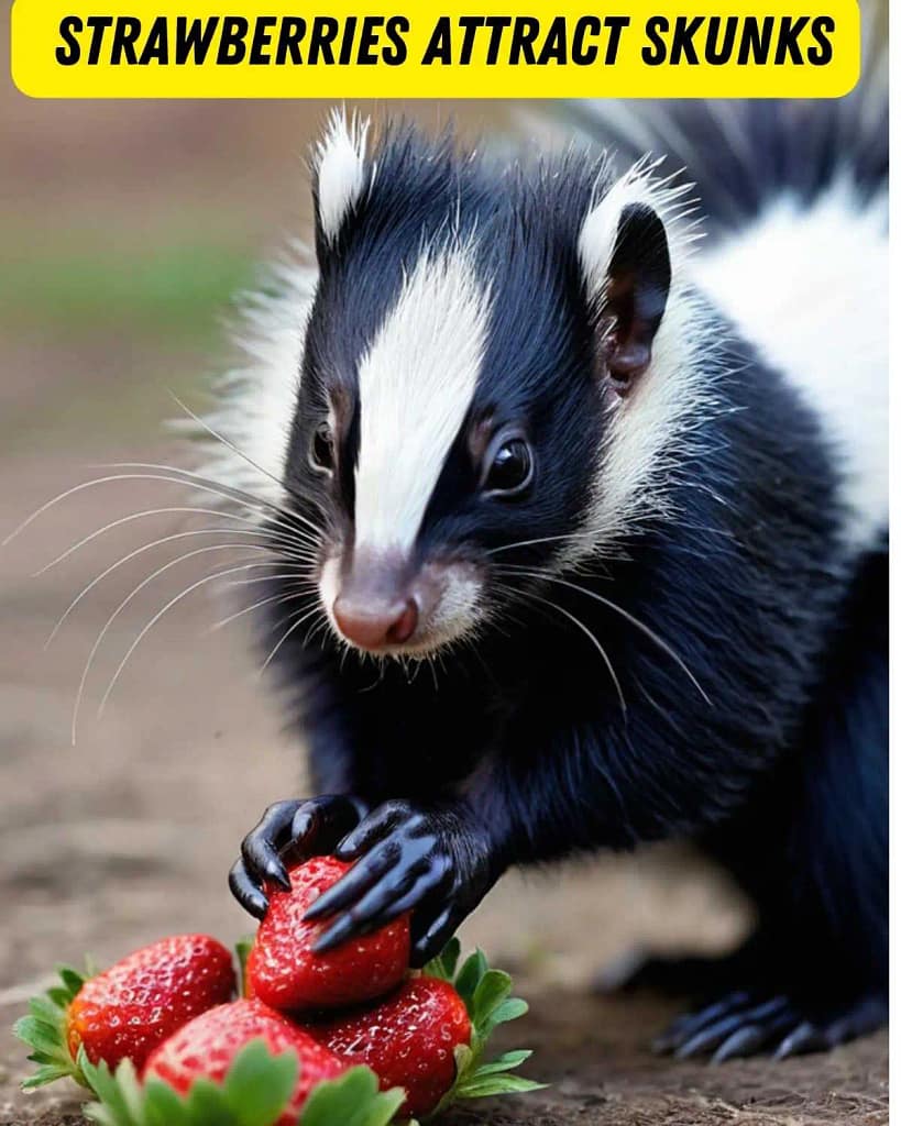 _Strawberries Attract Skunks